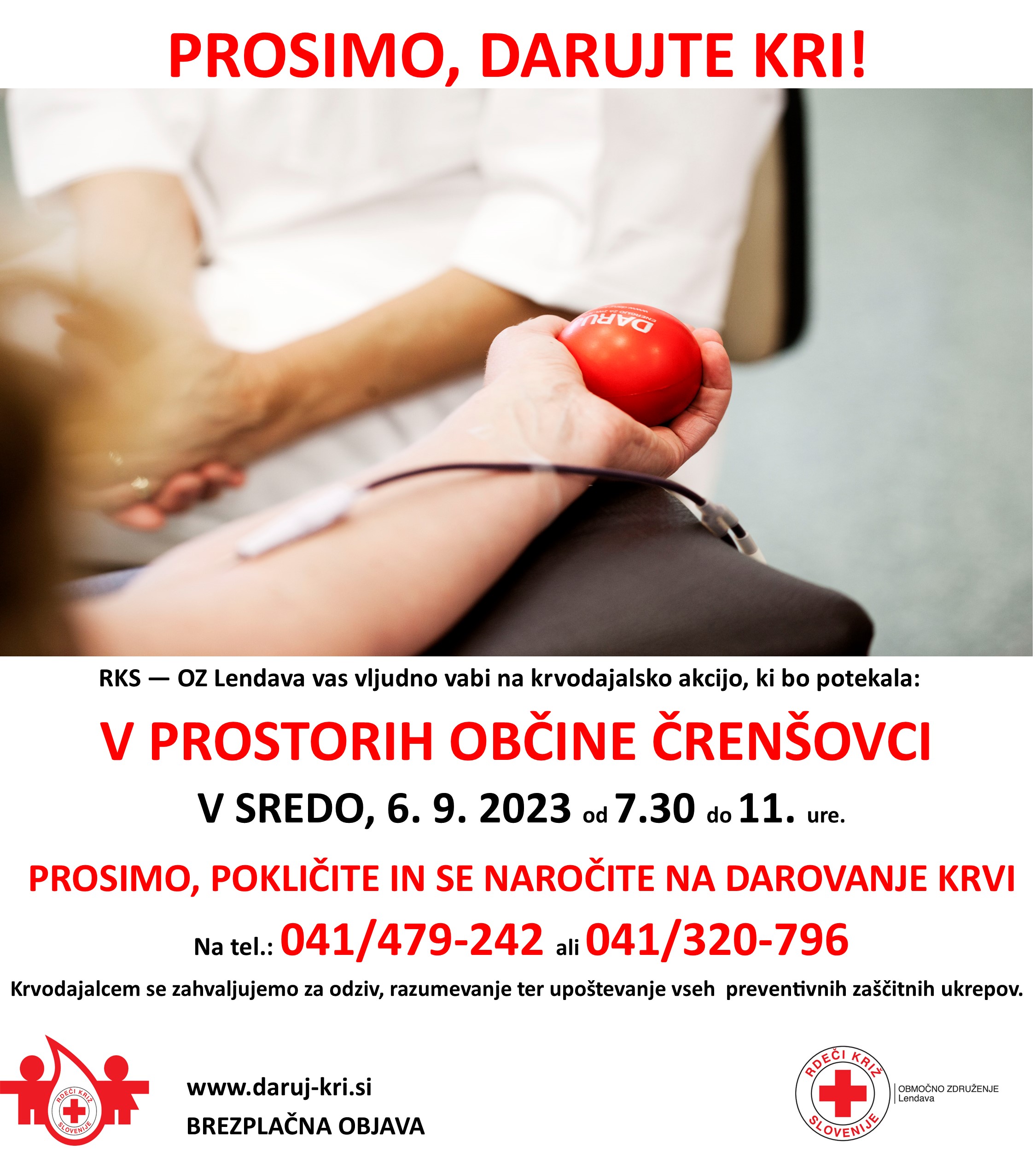 KA ČRENŠOVCI V OBČINI ČRENŠOVCI sreda 6 september 2023 RKS OZ LENDAVA (002)